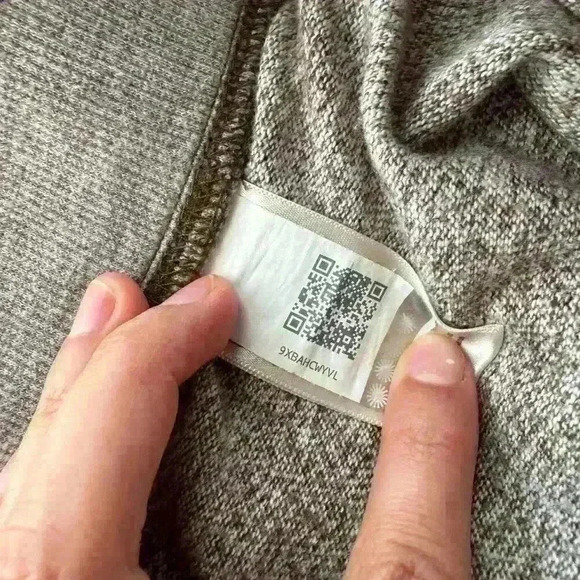 UGG Australia Superior Quality Jogger Pants Knit Cotton Blend Brown Women Size S - Picture 7 of 8